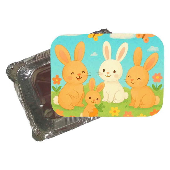 Marmitinha Personalizada 220ml Coelhinhos - Imagem 2