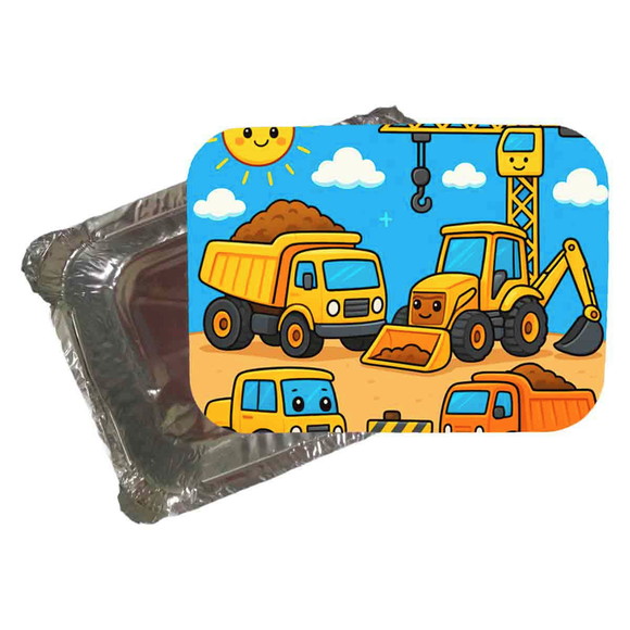 Marmitinha Personalizada 220ml Construção Civil - Imagem 3