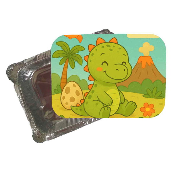 Marmitinha Personalizada 220ml Dinossauro Baby - Imagem 2