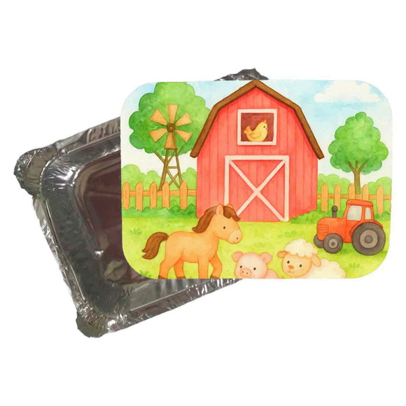 Marmitinha Personalizada 220ml Fazendinha Aquarela - Imagem 4