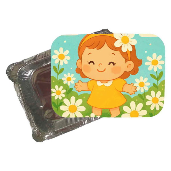 Marmitinha Personalizada 220ml Jardim das Margaridas - Imagem 5