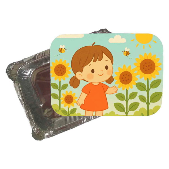 Marmitinha Personalizada 220ml Jardim dos Girassóis - Imagem 5