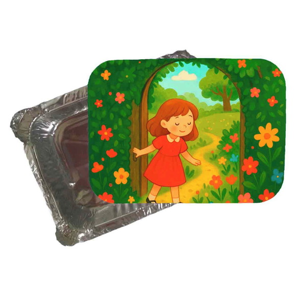Marmitinha Personalizada 220ml Jardim Secreto - Imagem 5
