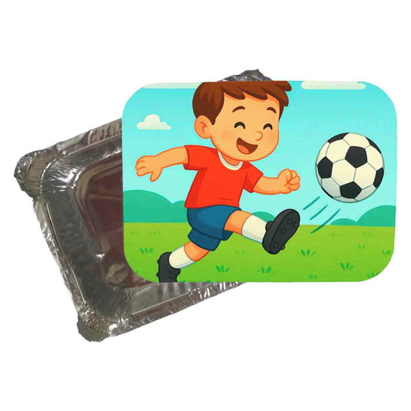 Marmitinha Personalizada 220ml Jogador de Futebol - Imagem 2