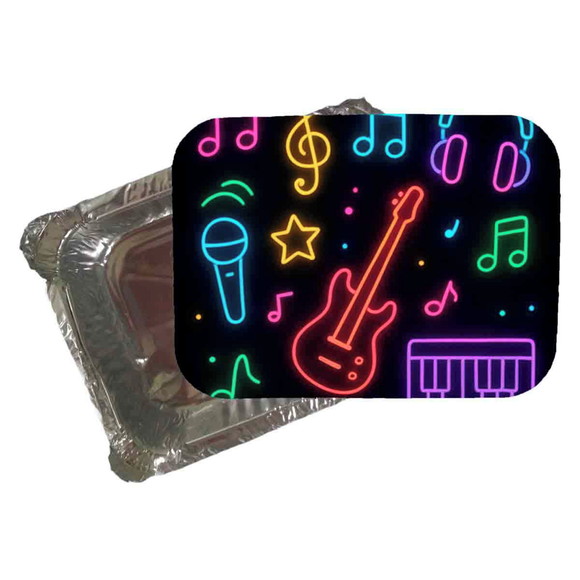 Marmitinha Personalizada 220ml Neon Musical - Imagem 3