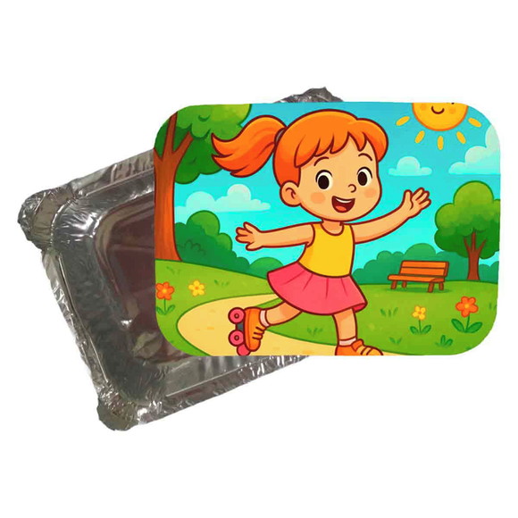 Marmitinha Personalizada 220ml Patins - Imagem 2