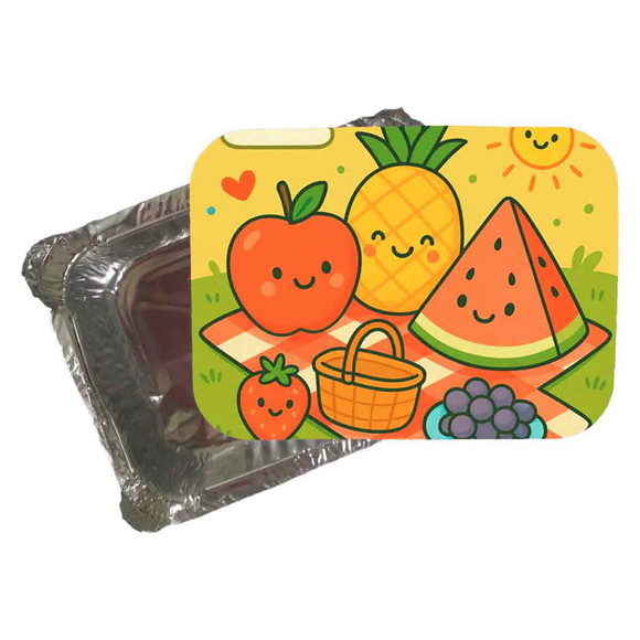 Marmitinha Personalizada 220ml Piquenique das Frutas - Imagem 5