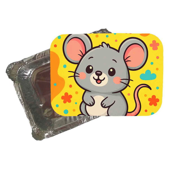 Marmitinha Personalizada 220ml Ratinho Fofo - Imagem 2
