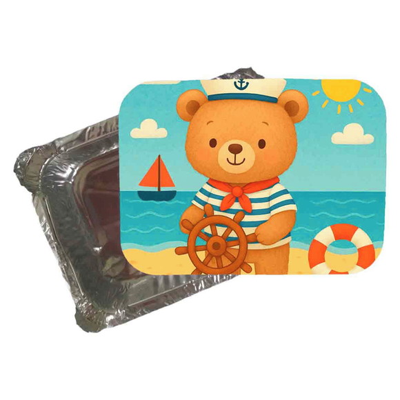 Marmitinha Personalizada 220ml Ursinho Marinheiro - Imagem 4