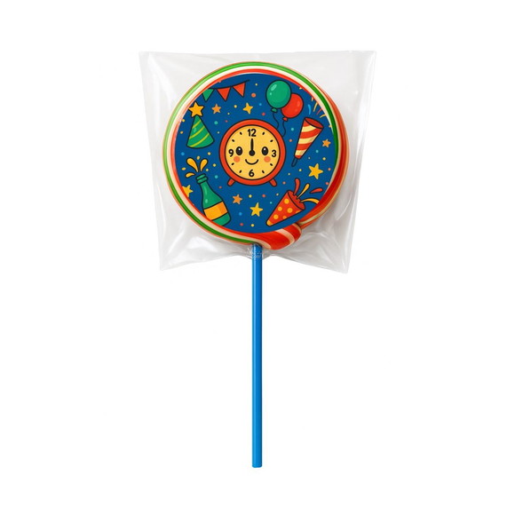 Pirulito Psicodélico Personalizado Ano Novo - Imagem 2