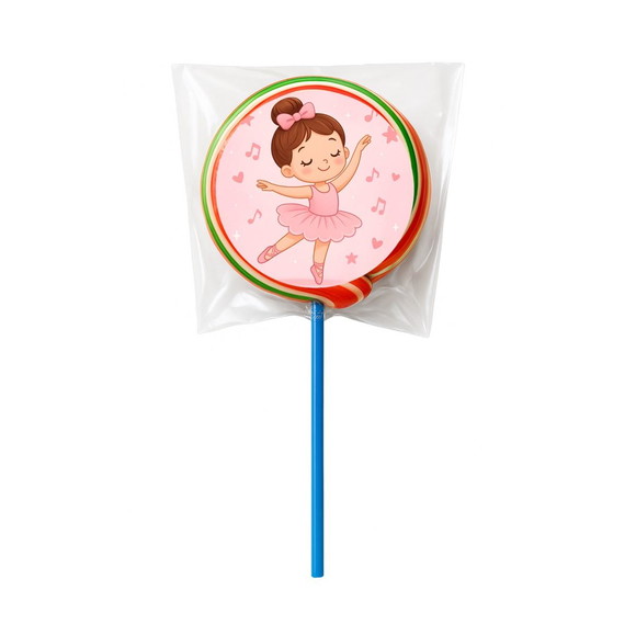 Pirulito Psicodélico Personalizado Bailarina - Imagem 2