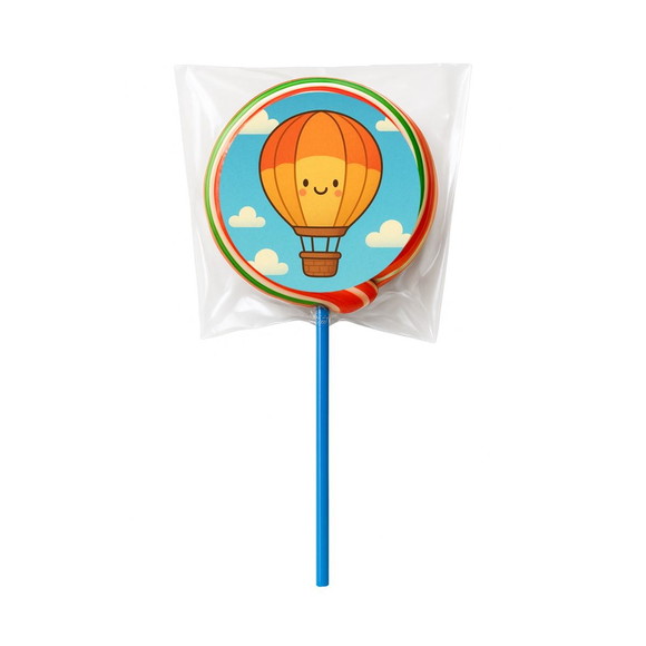 Pirulito Psicodélico Personalizado Balão de Ar Quente - Imagem 4