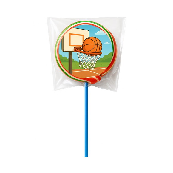 Pirulito Psicodélico Personalizado Basquete - Imagem 3