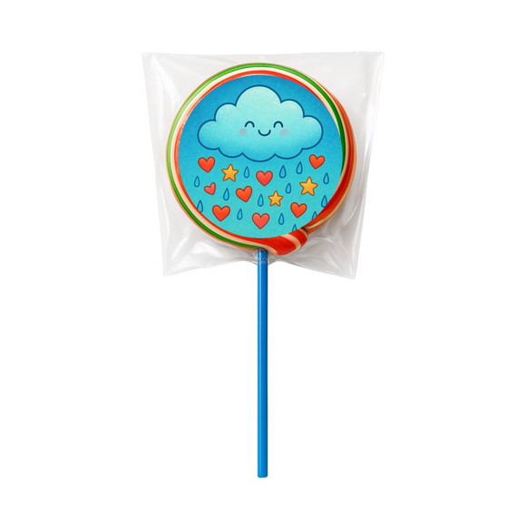 Pirulito Psicodélico Personalizado Chuva de Bênçãos - Imagem 5