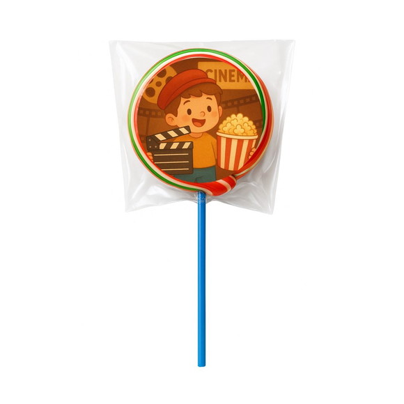 Pirulito Psicodélico Personalizado Cinema Antigo - Imagem 5