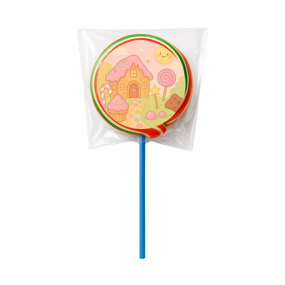 Pirulito Psicodélico Personalizado Confeitaria Kids