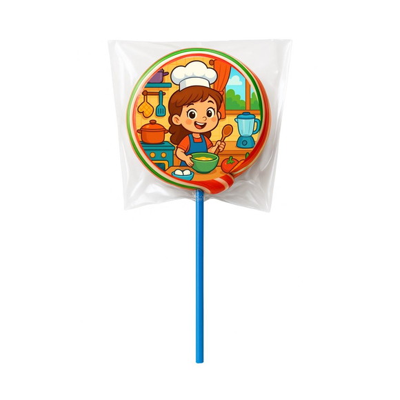 Pirulito Psicodélico Personalizado Cozinha Kids - Imagem 2