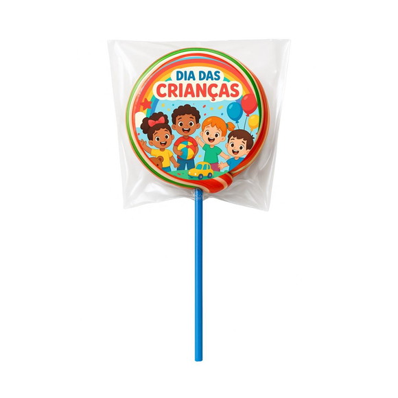 Pirulito Psicodélico Personalizado Dia das Crianças - Imagem 3