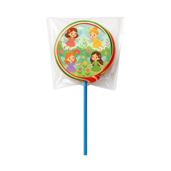 Pirulito Psicodélico Personalizado Fadas - Imagem 2