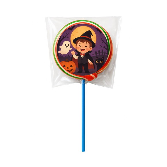 Pirulito Psicodélico Personalizado Halloween