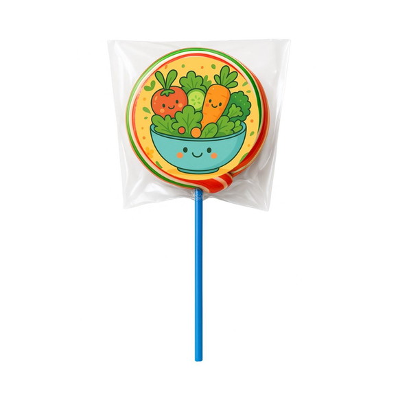 Pirulito Psicodélico Personalizado Salada Divertida - Imagem 2