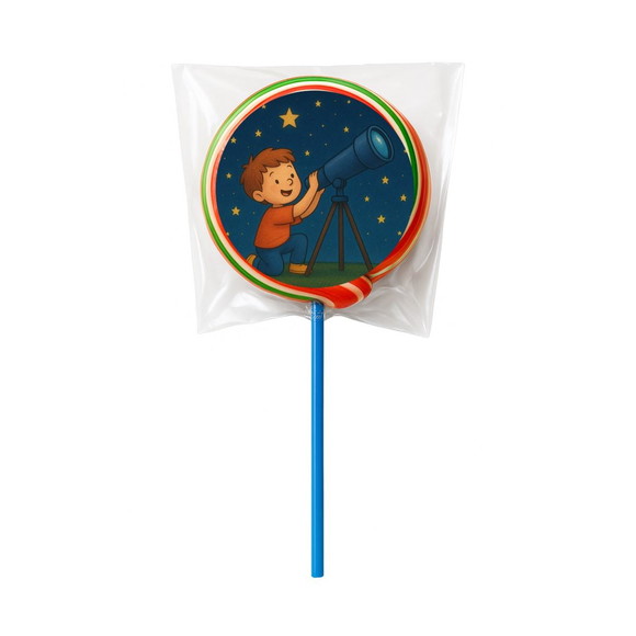 Pirulito Psicodélico Personalizado Telescópio Kids - Imagem 5
