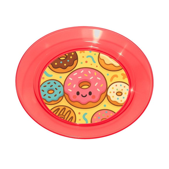 Prato Acrílico Personalizado Festa Donuts - Imagem 5