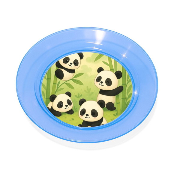 Prato Acrílico Personalizado Festa Pandinhas - Imagem 2