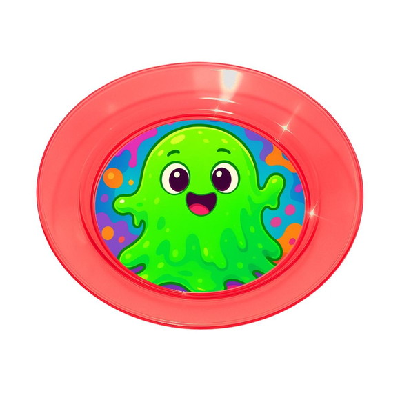 Prato Acrílico Personalizado Festa Slime - Imagem 5
