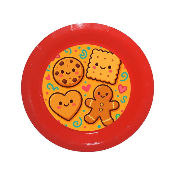 Prato de Papel Personalizado Biscoitinhos - Imagem 5