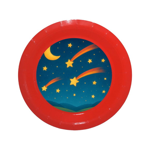 Prato de Papel Personalizado Estrelas Cadentes - Imagem 5