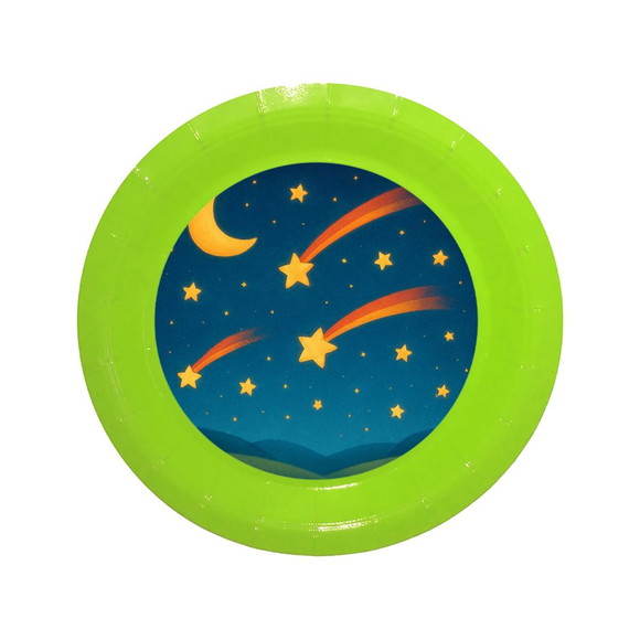 Prato de Papel Personalizado Estrelas Cadentes - Imagem 3
