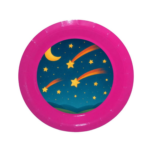 Prato de Papel Personalizado Estrelas Cadentes - Imagem 4