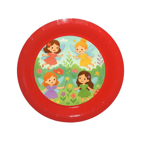 Prato de Papel Personalizado Fadas - Imagem 5