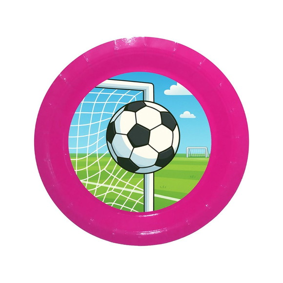 Prato de Papel Personalizado Futebol - Imagem 4