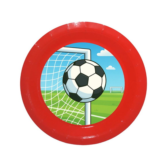 Prato de Papel Personalizado Futebol - Imagem 5