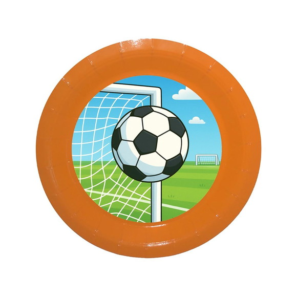 Prato de Papel Personalizado Futebol - Imagem 2
