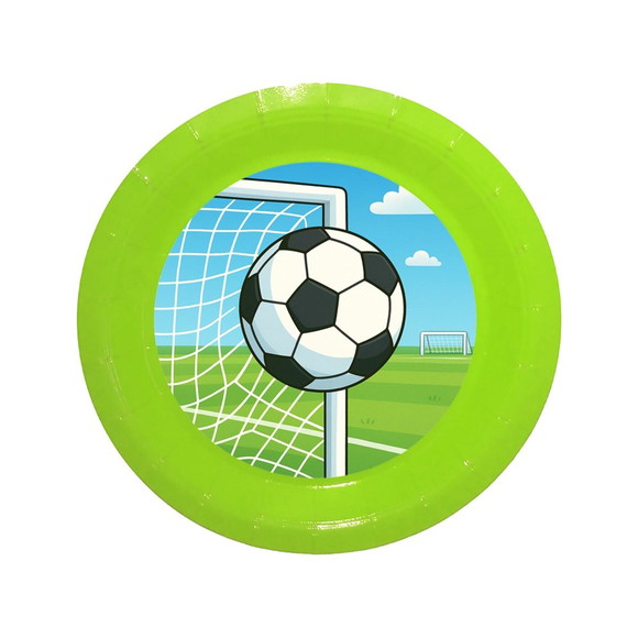 Prato de Papel Personalizado Futebol - Imagem 3