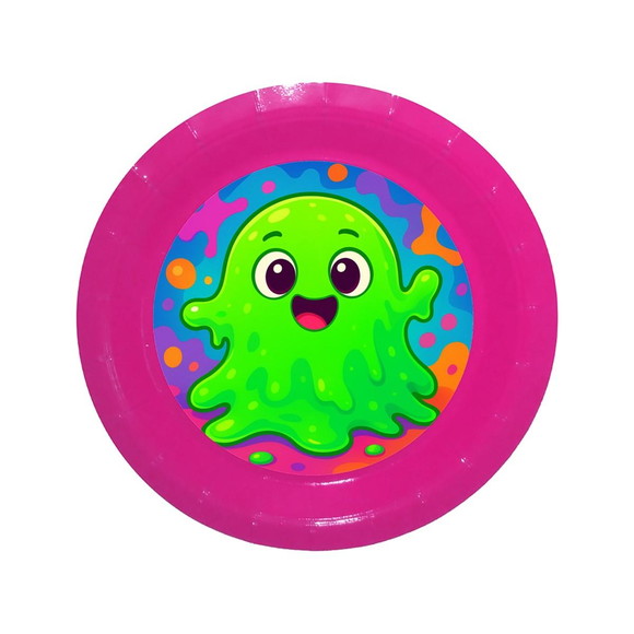 Prato de Papel Personalizado Slime - Imagem 3