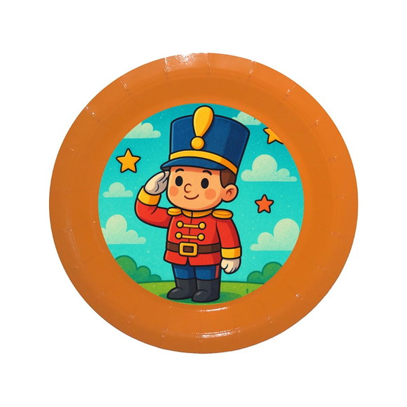 Prato de Papel Personalizado Soldadinho de Chumbo - Imagem 2