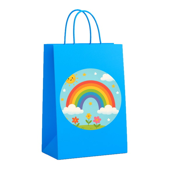Sacola de Papel Personalizada Infantil Arco-íris - Imagem 2