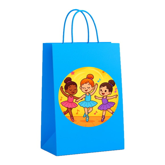 Sacola de Papel Personalizada Infantil Balé - Imagem 2
