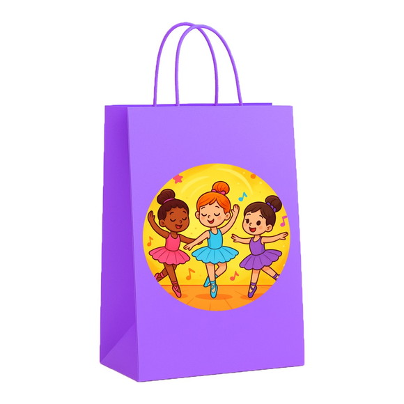 Sacola de Papel Personalizada Infantil Balé - Imagem 4