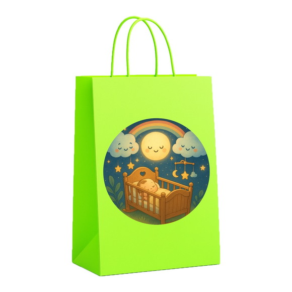 Sacola de Papel Personalizada Infantil Berço Encantado - Imagem 5