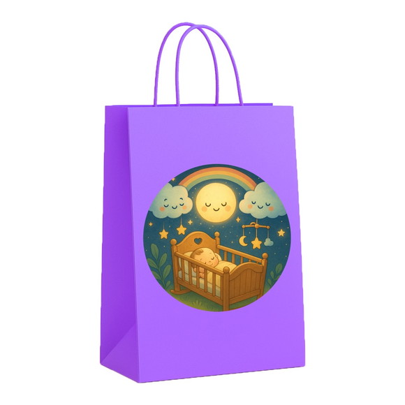 Sacola de Papel Personalizada Infantil Berço Encantado - Imagem 4