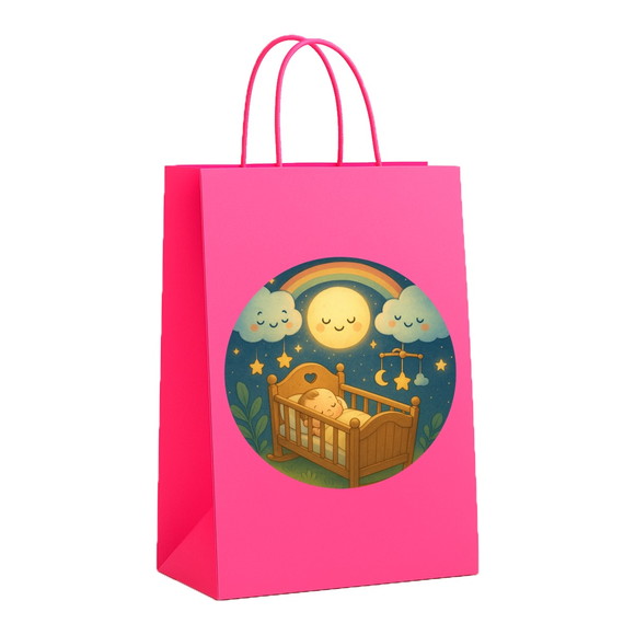 Sacola de Papel Personalizada Infantil Berço Encantado - Imagem 3