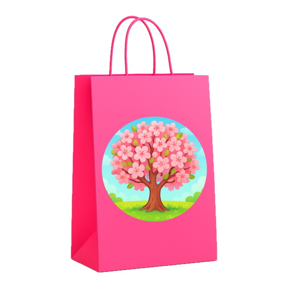 Sacola de Papel Personalizada Infantil Cerejeira - Imagem 3