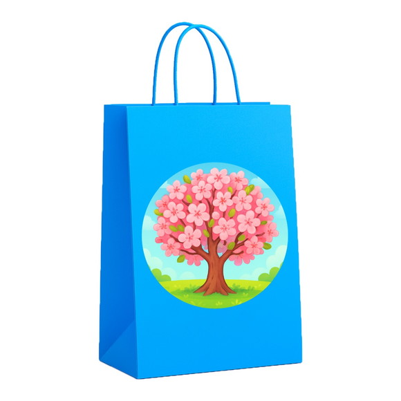 Sacola de Papel Personalizada Infantil Cerejeira - Imagem 2