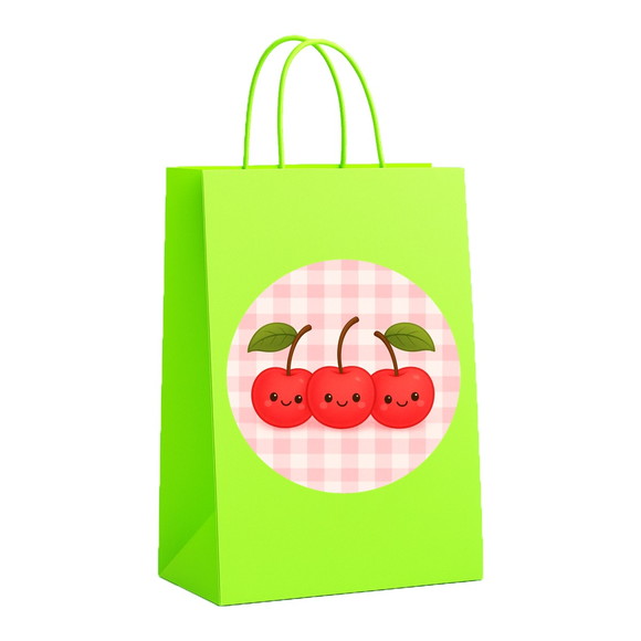 Sacola de Papel Personalizada Infantil Cerejinha - Imagem 5