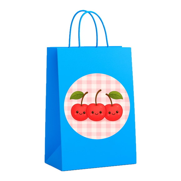 Sacola de Papel Personalizada Infantil Cerejinha - Imagem 2